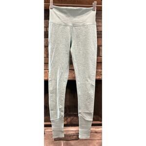 Women’s ALO Heather Green Yoga High Waist Alosoft Lounge Leggings Size XS *C2